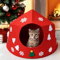 Large Christmas Cat Bed with Detachable Washable Cover T84957