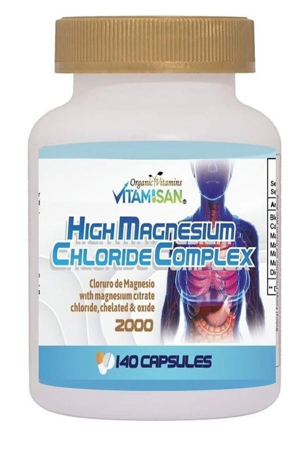 Magnesium Chloride 140 Capsules S8532