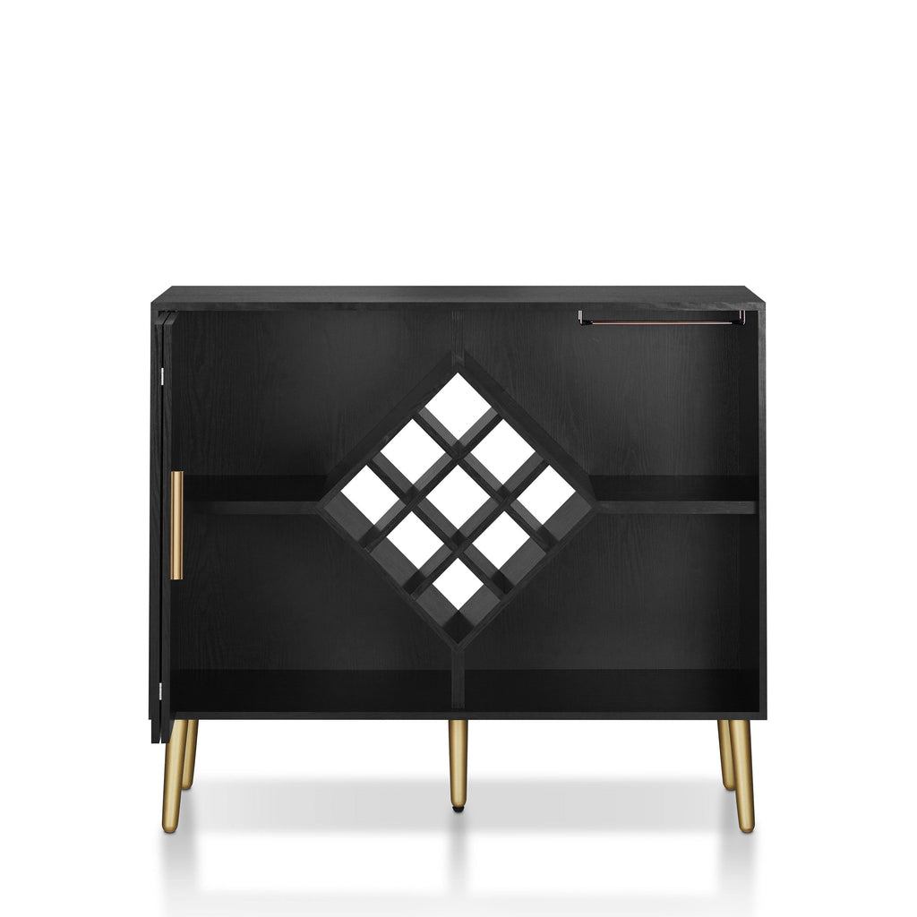 Modern Black Storage Buffet E9189