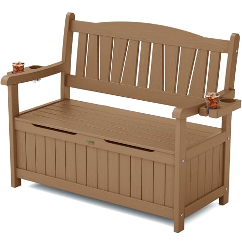 Grey HIPS Outdoor Storage Bench M8246