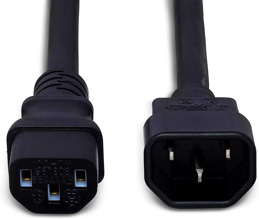IEC C14 to IEC C13 Power Extension Cord, 8 Feet O398