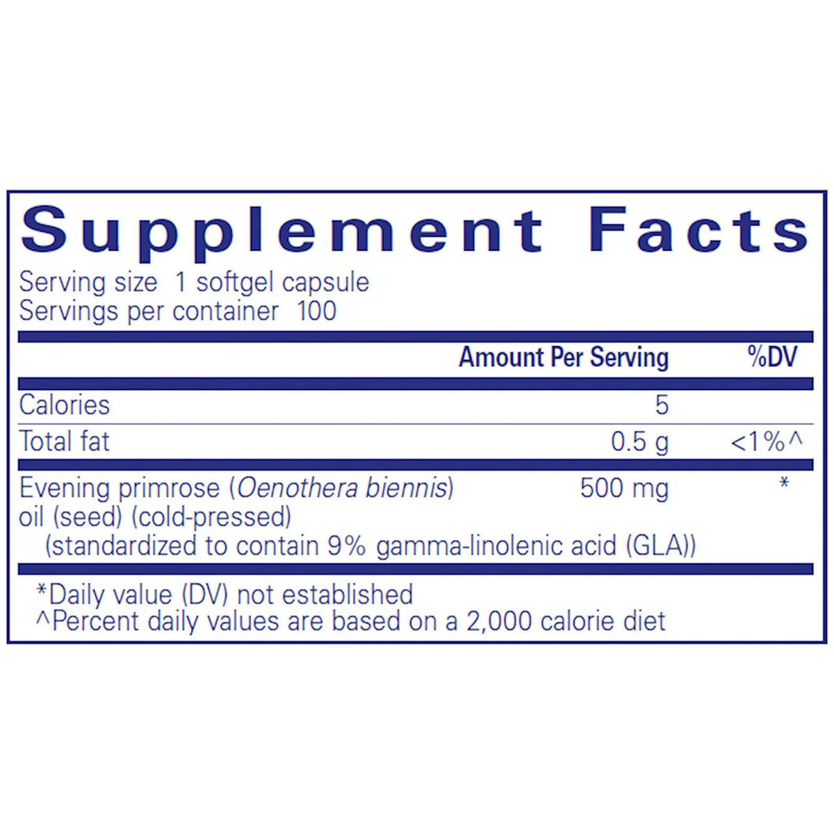 Evening Primrose Oil U50259