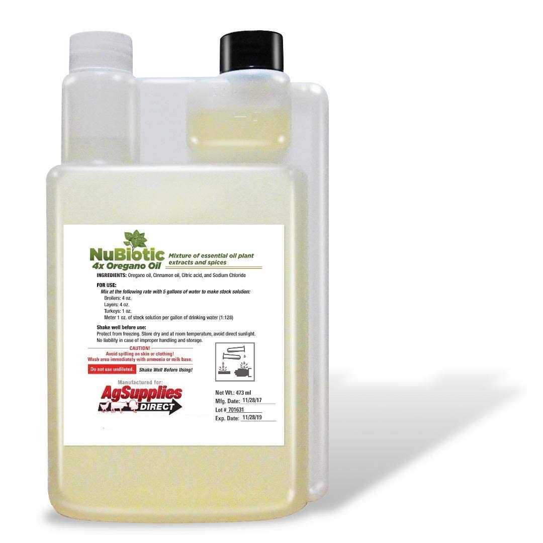 Oregano Oil for Chickens & Turkeys D9005