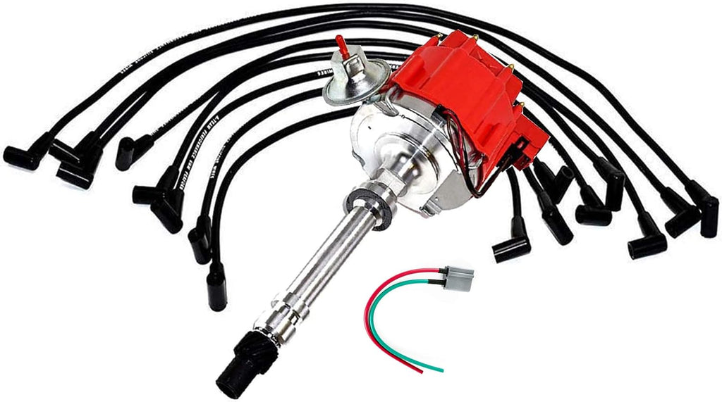 Red 8mm Silicone Spark Plug Wires Set L8120