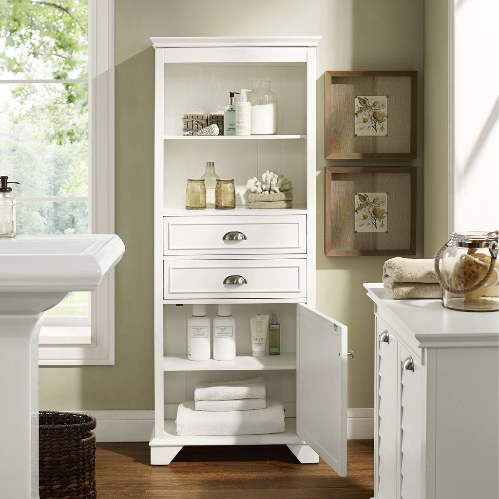 White Bathroom Cabinet I535