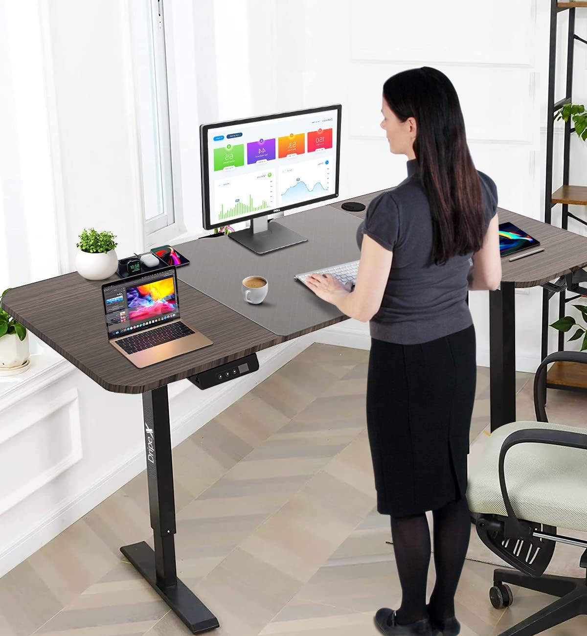 62x30 inch Electric Adjustable Standing Desk Z345