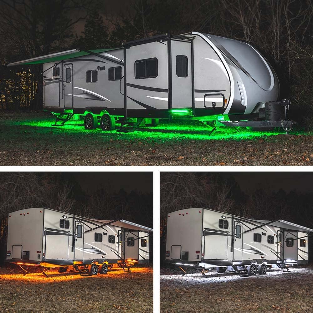 16pc LED Underglow Accent Lighting Kit for Recreational Vehicles U316