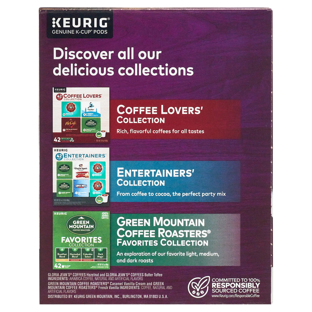 Flavored Variety Coffee K-Cup Pods, 42 Count Q44109