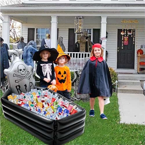 Inflatable Tombstone Coffin Drink Cooler F130