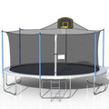 16& Round Backyard Trampoline with Safety Enclosure O2676