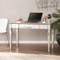 Silver Matte Mirrored Writing Desk A416857