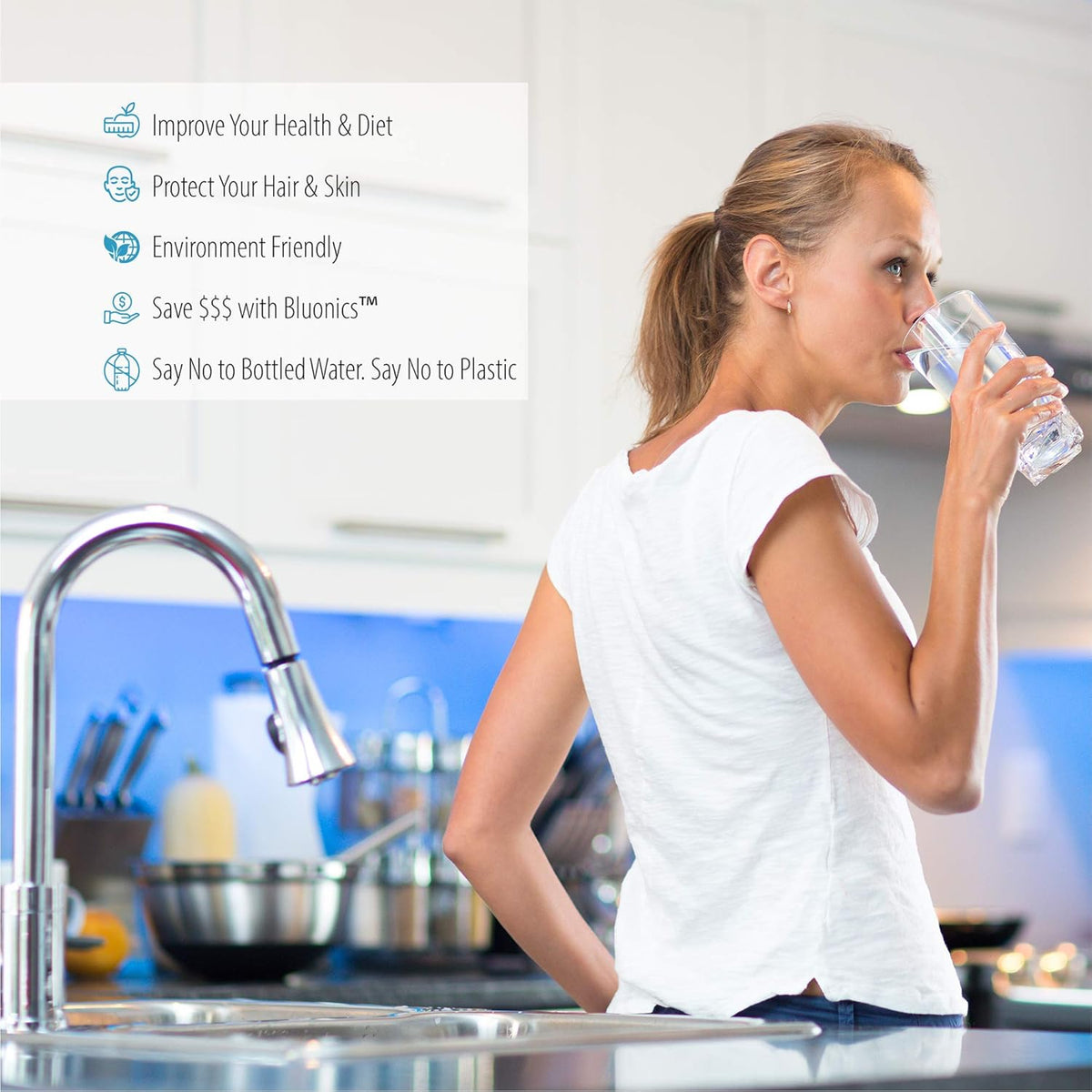 55W UV Ultraviolet Whole House Water System with Sediment and CTO Carbon 2.5x20 E5190