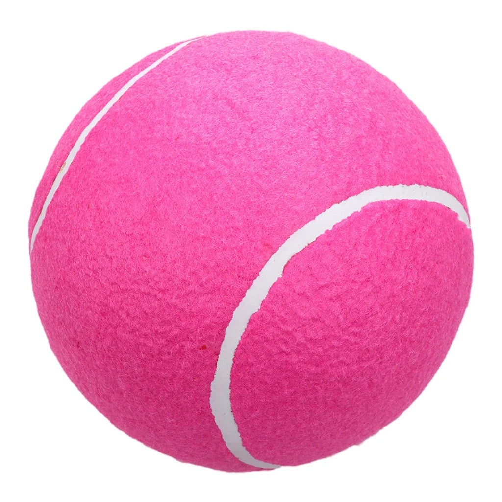 20cm Inflatable Flannel Ball Tennis Rubber Ball L9381
