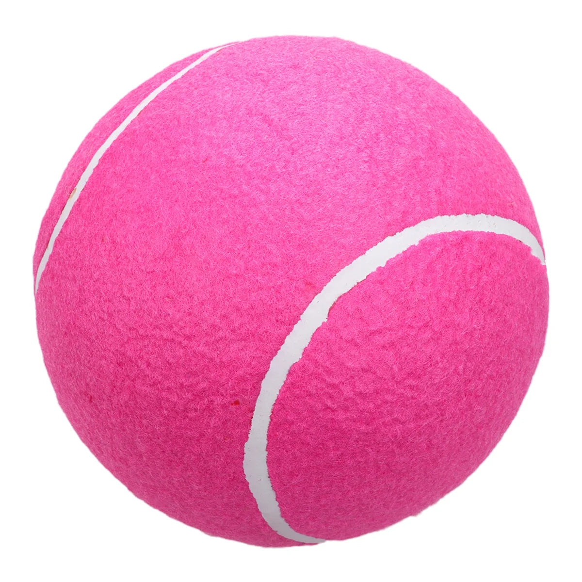 20cm Inflatable Flannel Ball Tennis Rubber Ball L9381