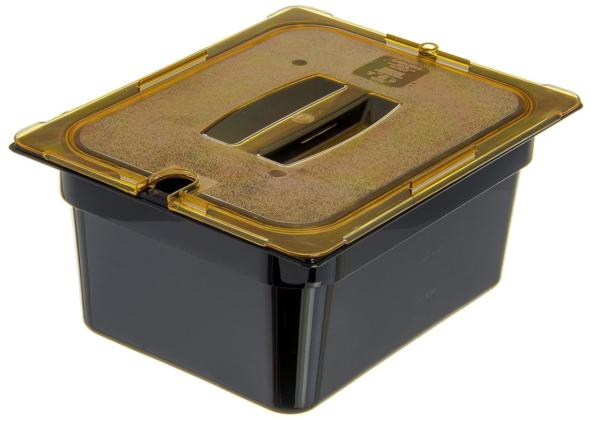 Black Half-Size Food Pan, 8.7 qt, Case of 6 Y44956