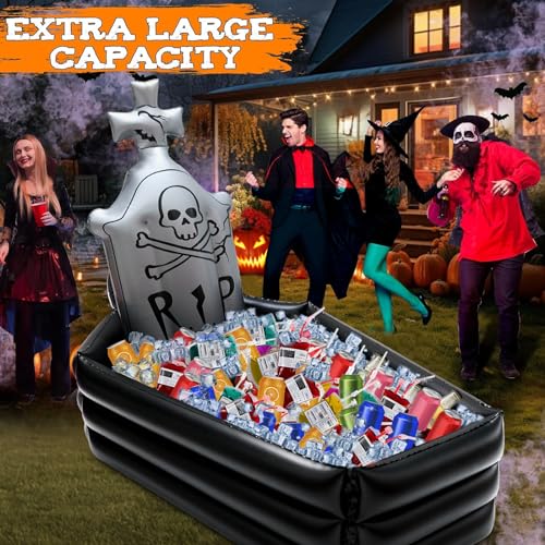 Inflatable Tombstone Coffin Drink Cooler F130