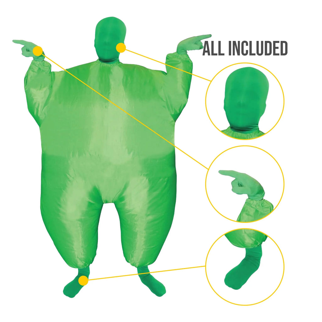 Inflatable Green Costume One Size R415957