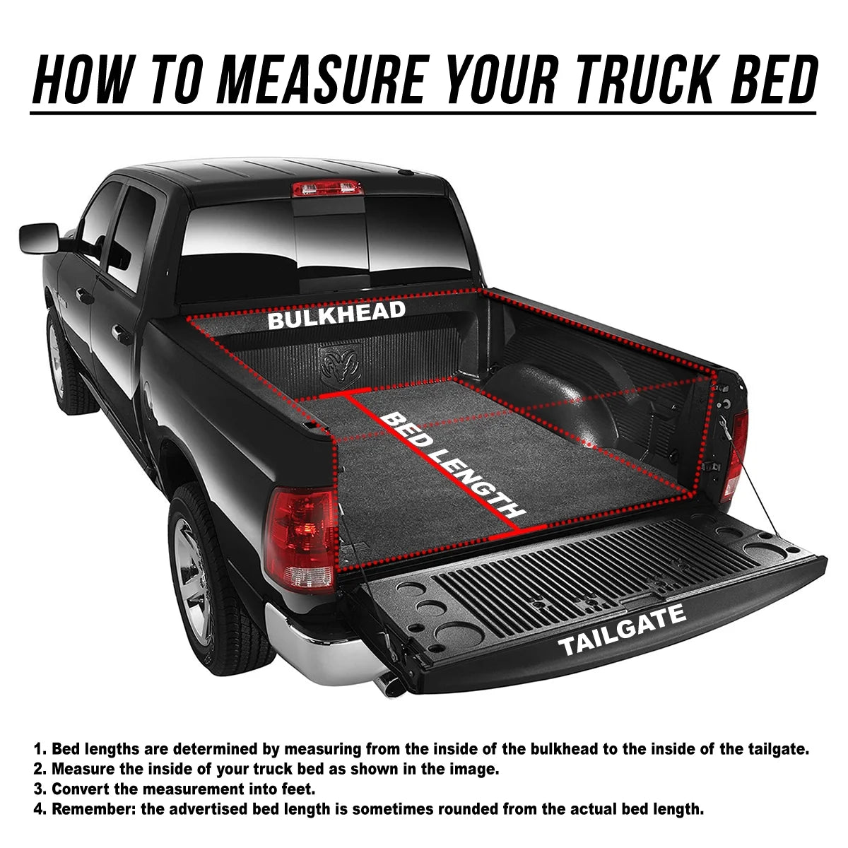 Vinyl Soft Roll-Up Tonneau Cover E659889
