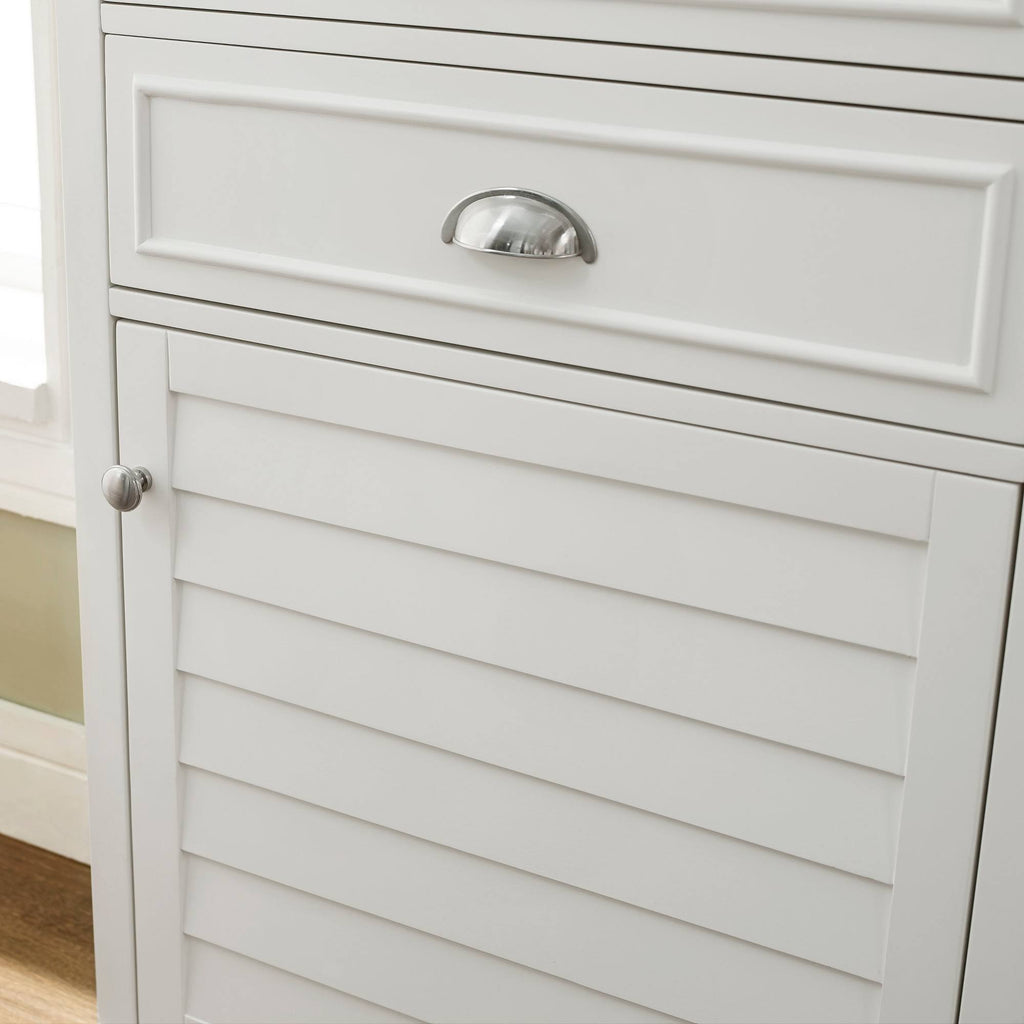 White Bathroom Cabinet I535