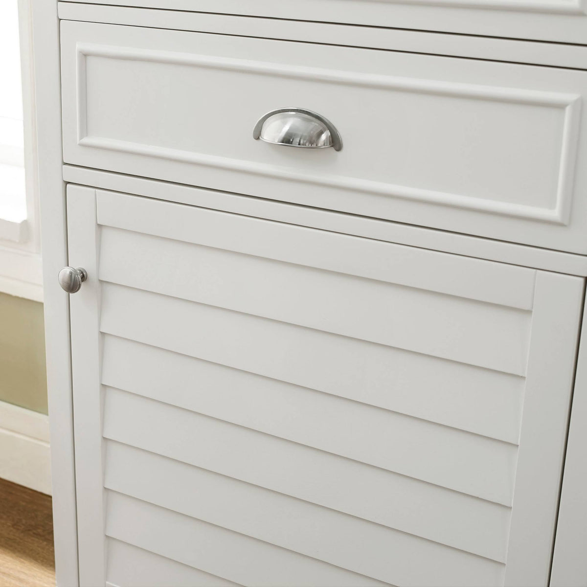 White Bathroom Cabinet I535