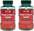 Omega 3 Fish Oil 1000mg 60 Capsules Pack of 2 P5722