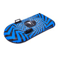 38" Inflatable Black and Blue Ride-On Pool Float or Snow Tube C84392