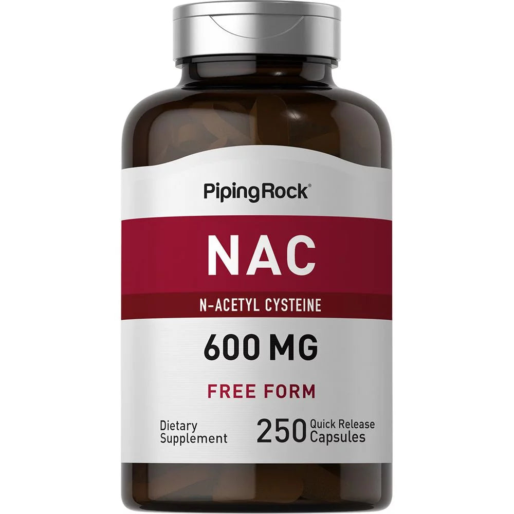 N-Acetyl Cysteine 600 mg 250 Coated Caplets Non-GMO Gluten Free Y429
