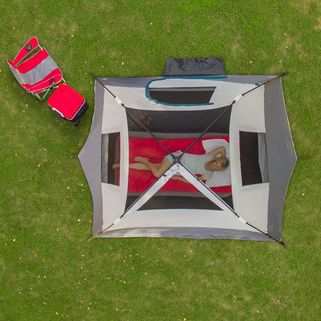 6-Person Instant Cabin Tent with LED Light Z24499