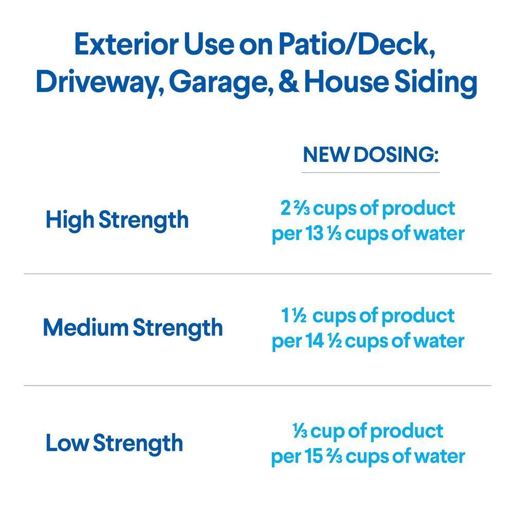 Concentrated Liquid Outdoor Bleach Cleaner 3-Pack Y45895