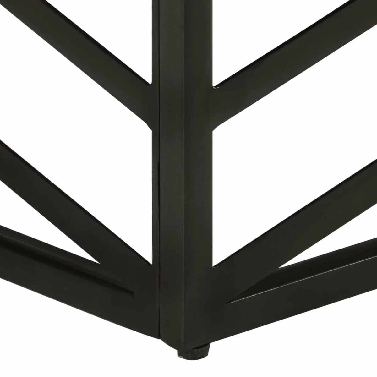 Acacia Wood Steel Coffee Table F99012