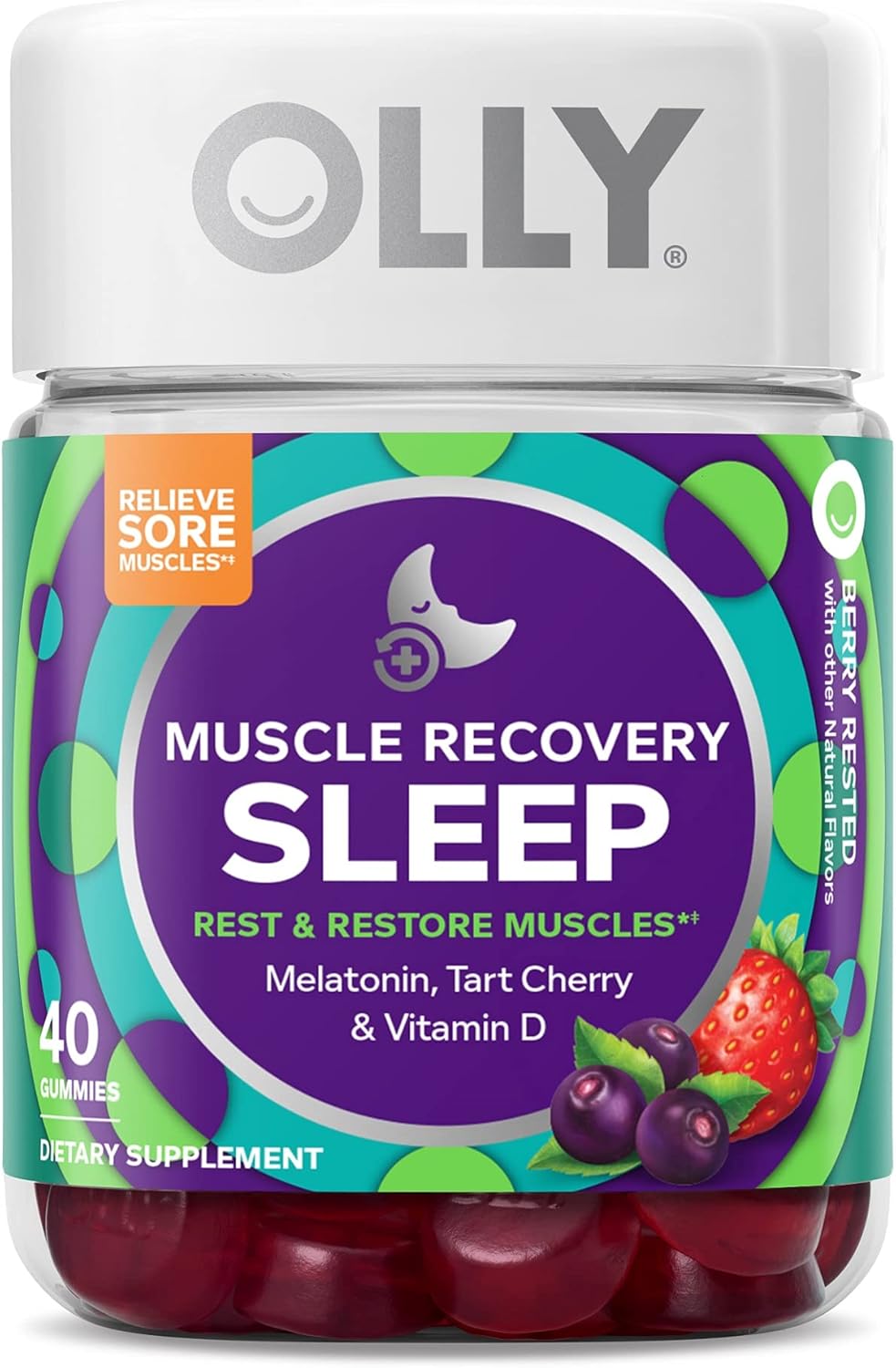 3mg Melatonin Tart Cherry Men's Multivitamin Gummy A8795