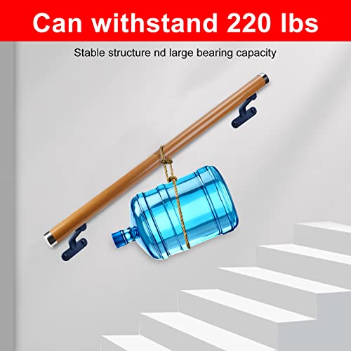 6.5Ft Wooden Non-Slip Wall Mounted Handrail M9110