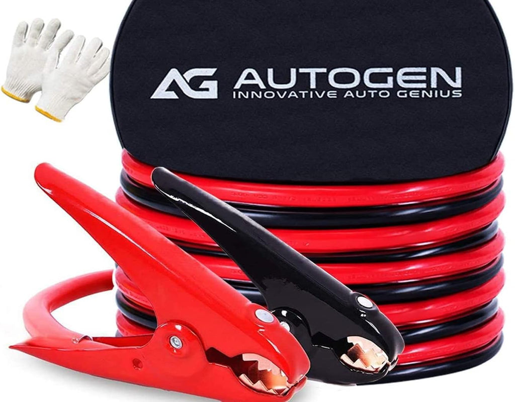 Heavy Duty Jumper Cables 0 Gauge x 30Ft 1000AMP with Carry Bag W2425