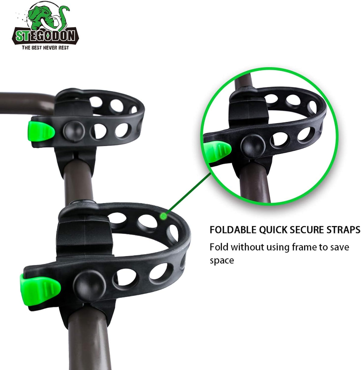 2 Bike Hitch Rack Heavy Duty Foldable Hitch Mount I498915