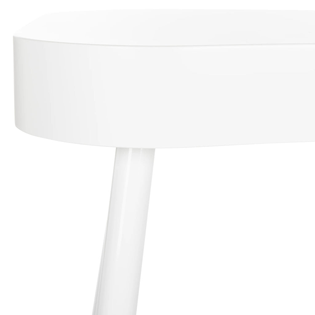 White One Drawer Desk Z4059