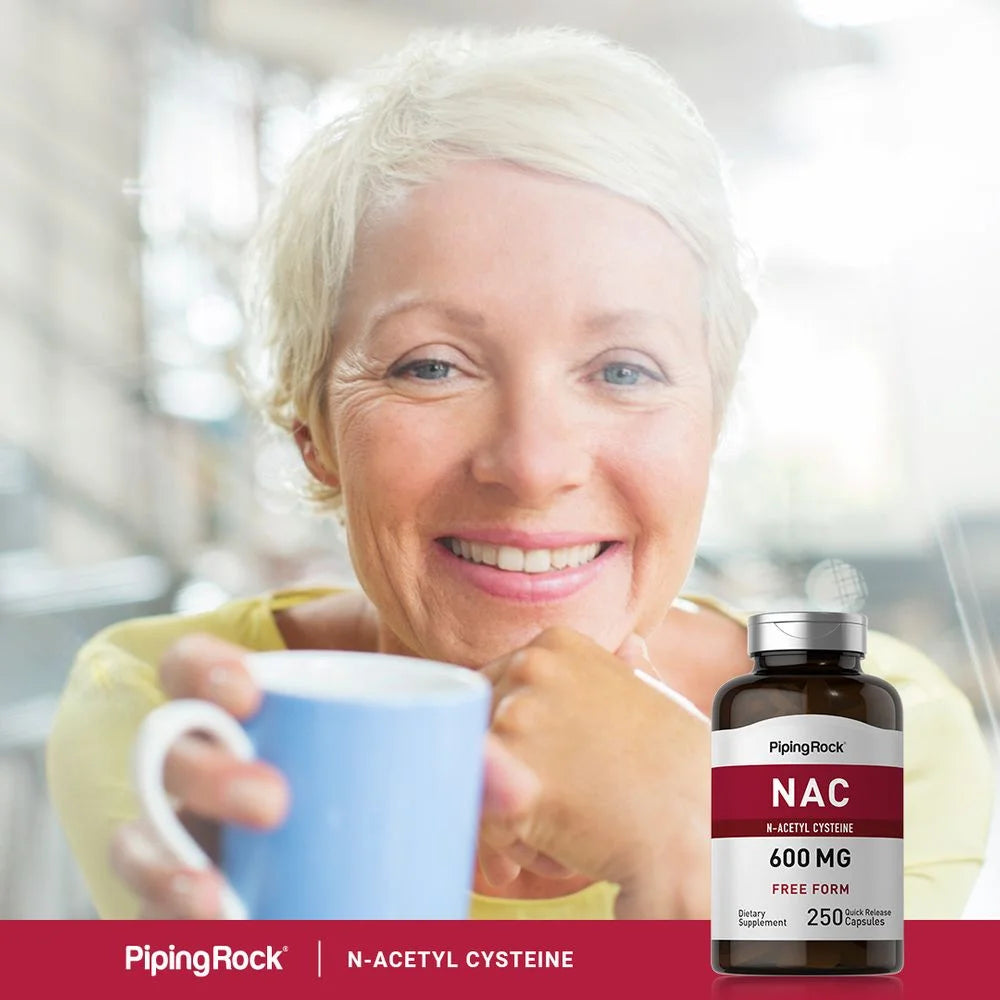 N-Acetyl Cysteine 600 mg 250 Coated Caplets Non-GMO Gluten Free Y429