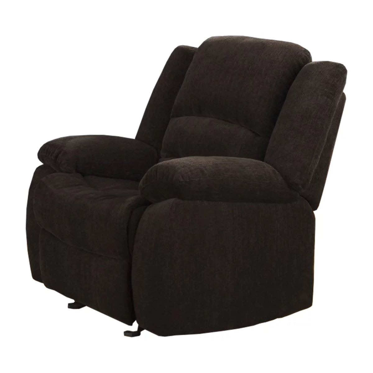 Chocolate Glider Recliner Q252128