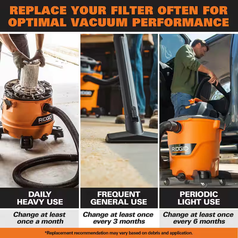 5 Gal. Portable Wet/Dry Shop Vacuum with Car Cleaning Kit G831