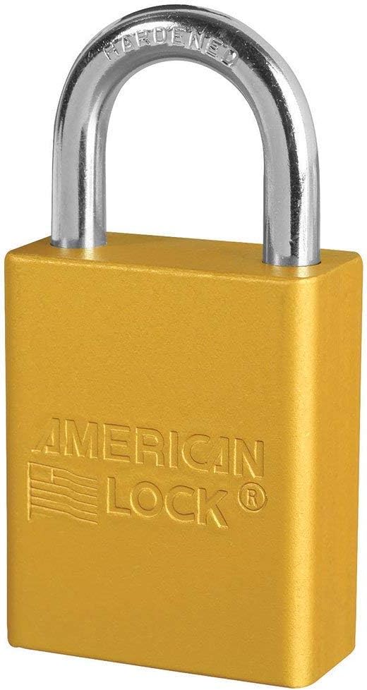 6 Pack Solid Aluminum Body Padlock F589