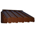 Brown Solid Fixed Window Awning D904883