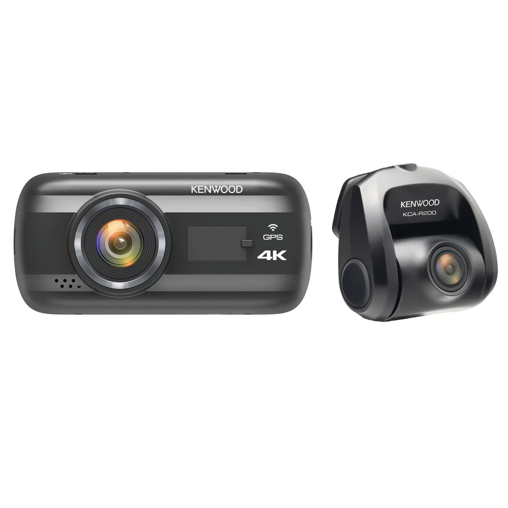 Dual-Camera Wide-Quad HD Drive Recorder with 3-Inch LCD R802