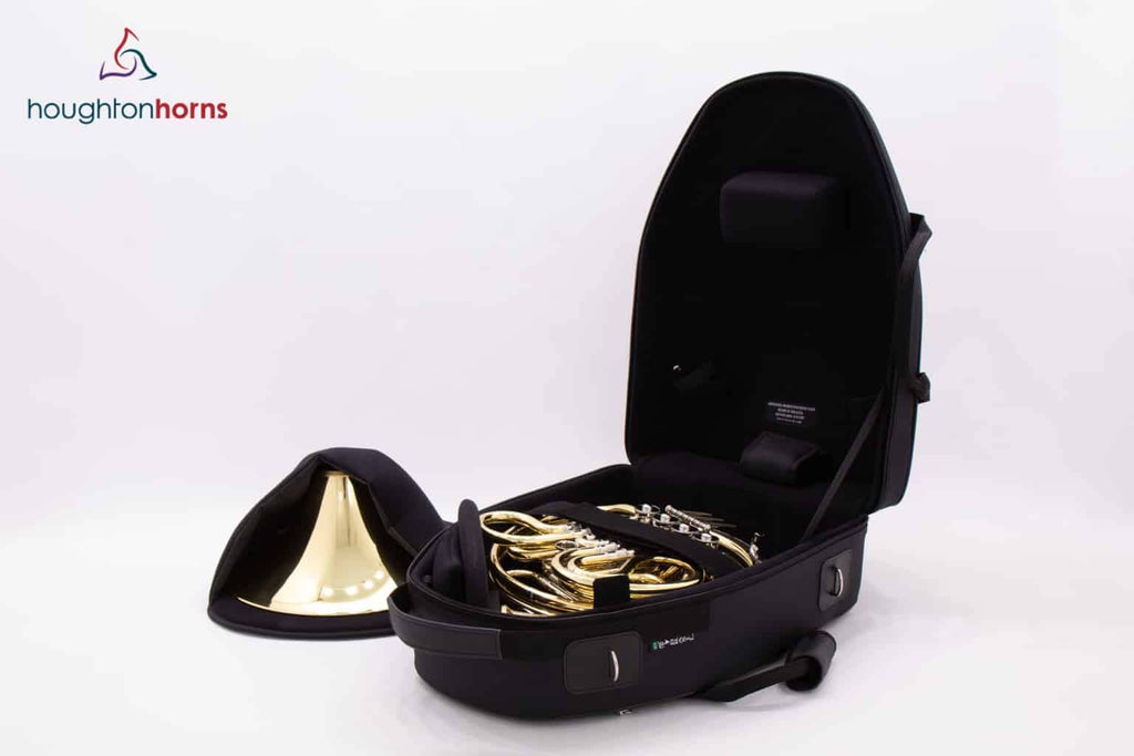 Moss Green Nylon French Horn Case with Extra Pockets X2575