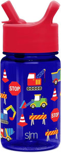 12oz BPA-Free Tritan Kids Water Bottle with Straw Lid M636610
