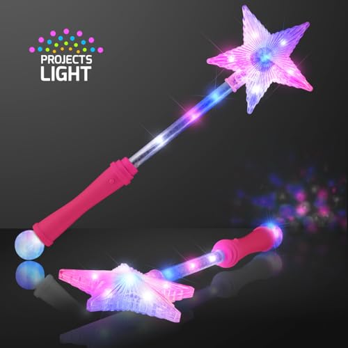 Pink LED Light Up Magic Wand L821216