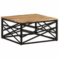 Acacia Wood Steel Coffee Table F99012