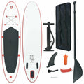 Inflatable Paddle Board Set with Oar, Fin, Hand Pump, Repair Kit and Carrying Bag V622