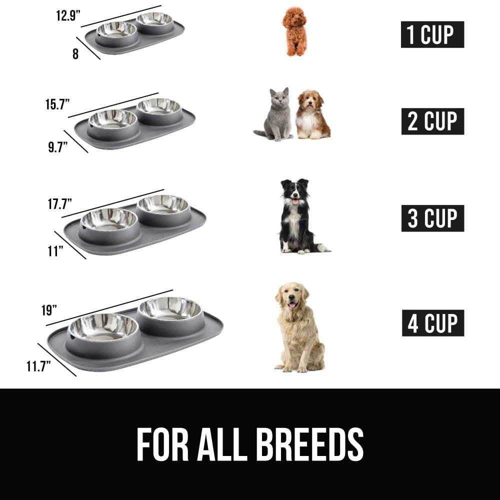Waterproof BPA Free Cat and Dog Bowls Silicone Feeding Mat Set C9194