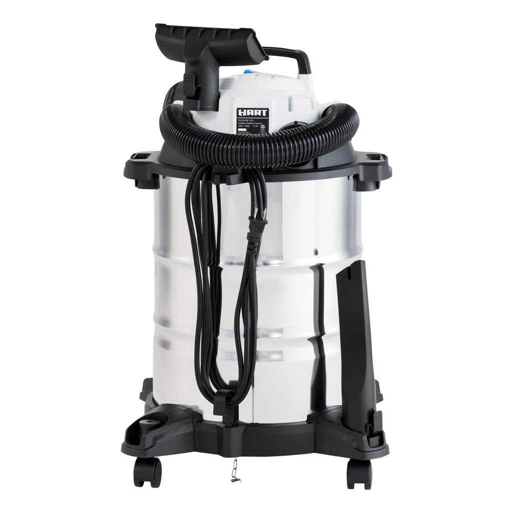 8 Gallon 6 Peak HP Stainless Steel Wet/Dry Vacuum E40737