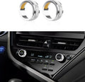 Red Center Console AC Button Covers with Engine Start Stop Push Button Cover M2299