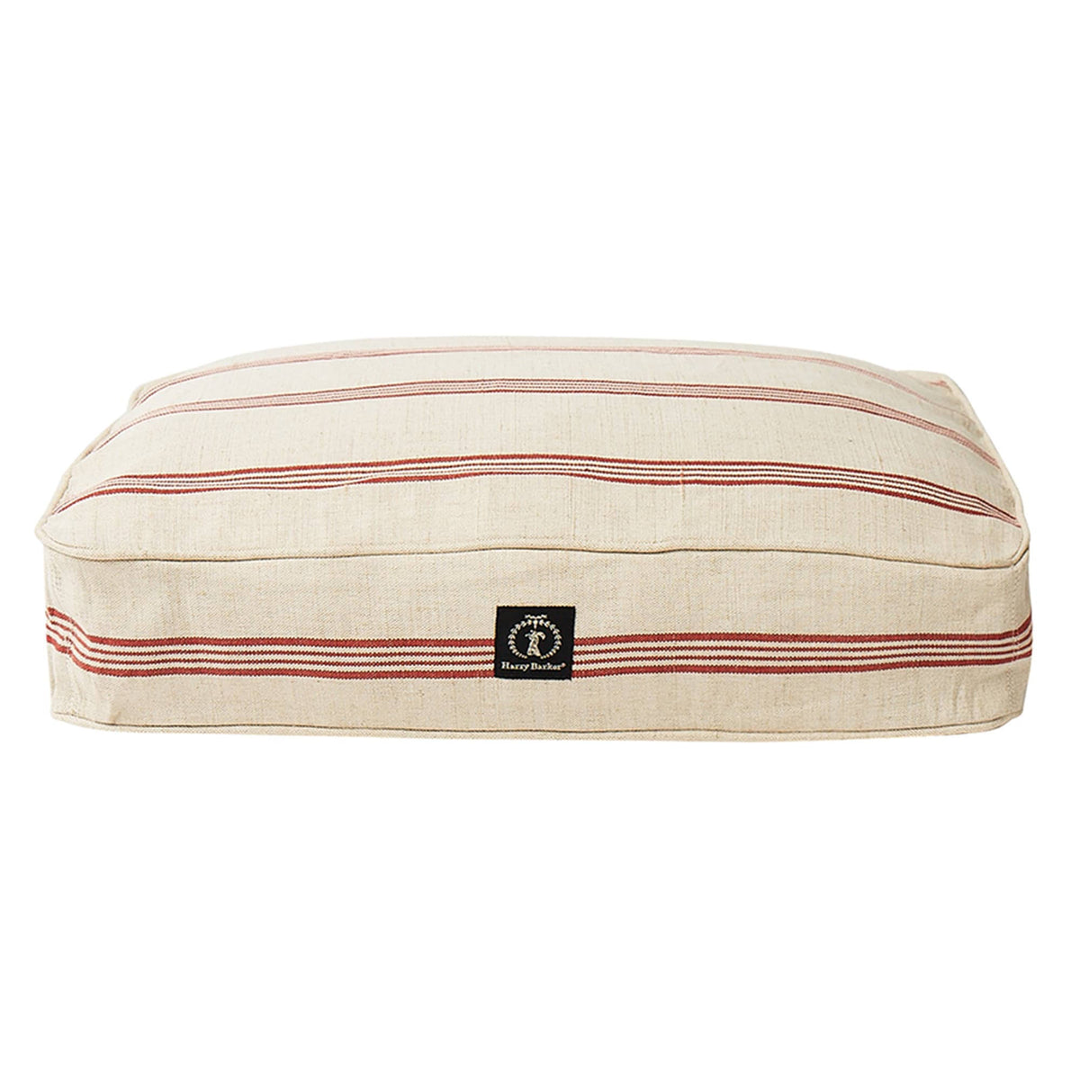 Red Grain Sack Dog Bed D480